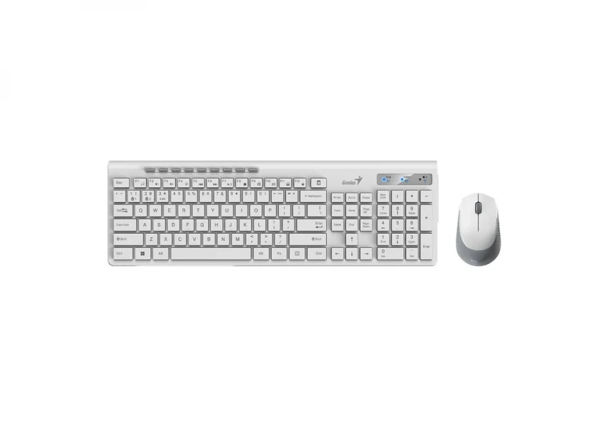 SlimStar 8230 Wireless USB YU bela tastatura+ miš 