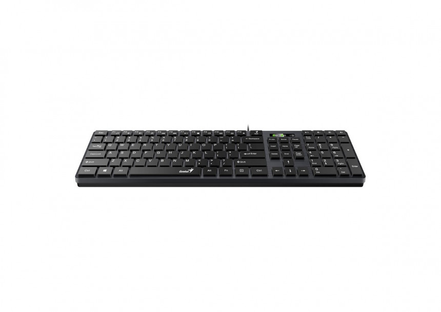 SlimStar C126 USB US crna tastatura+ USB crni miš 