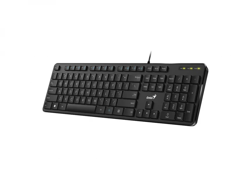 GENIUS SlimStar M200 USB US crna tastatura 