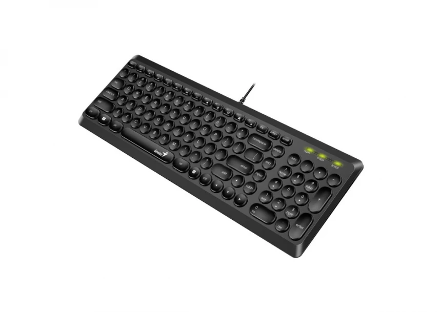 Slimstar Q200 USB US crna tastatura 