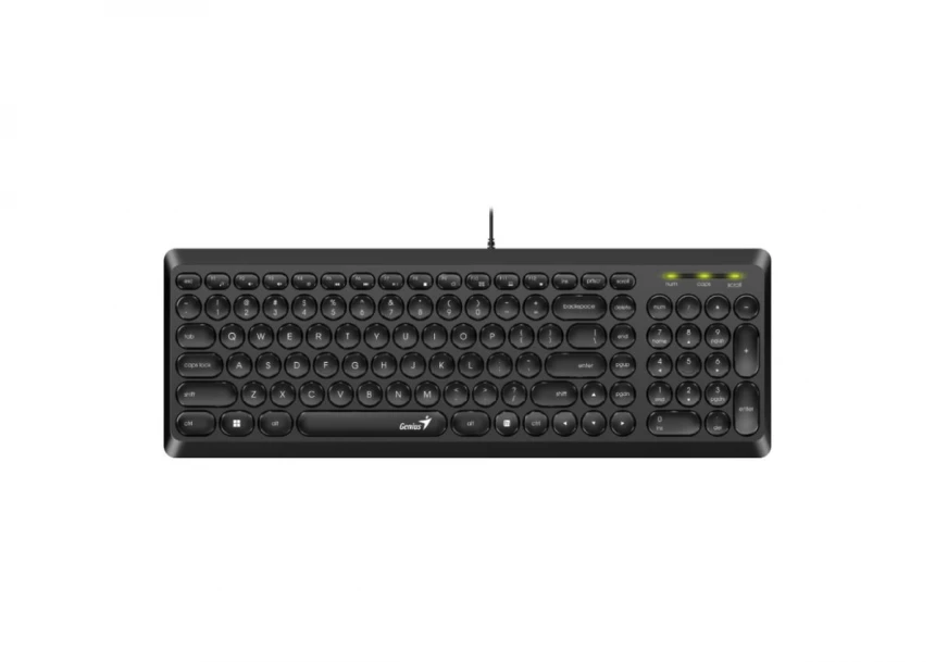 Slimstar Q200 USB US crna tastatura 