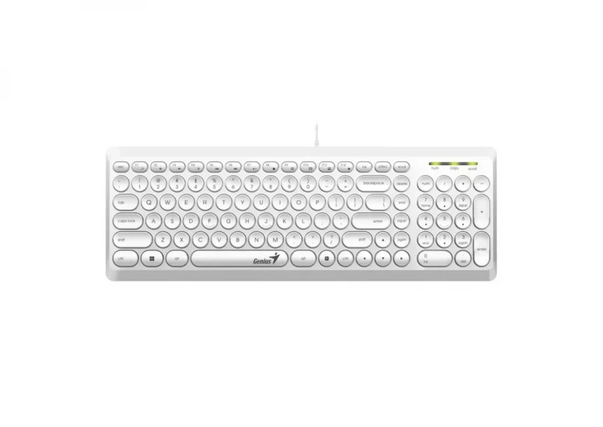 Slimstar Q200 USB YU bela tastatura 