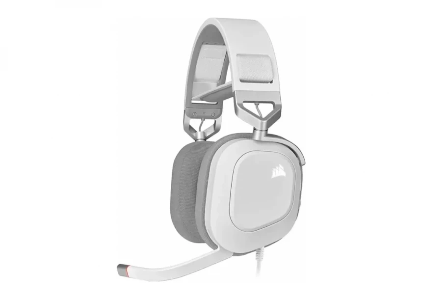 Slušalice CORSAIR HS80 RGB ŽICNE/CA-9011238-EU/USB/bela