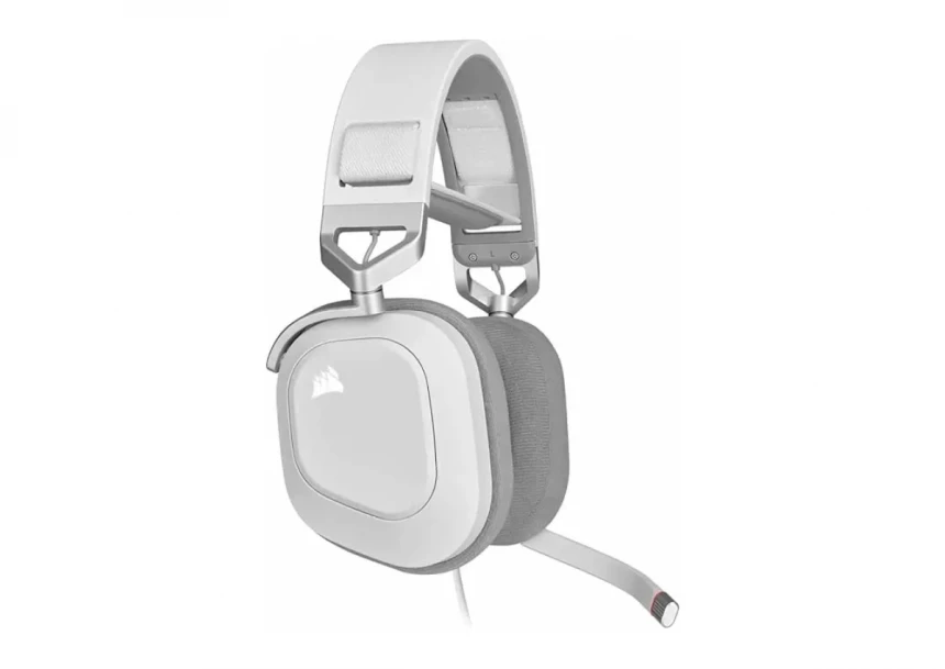 Slušalice CORSAIR HS80 RGB ŽICNE/CA-9011238-EU/USB/bela