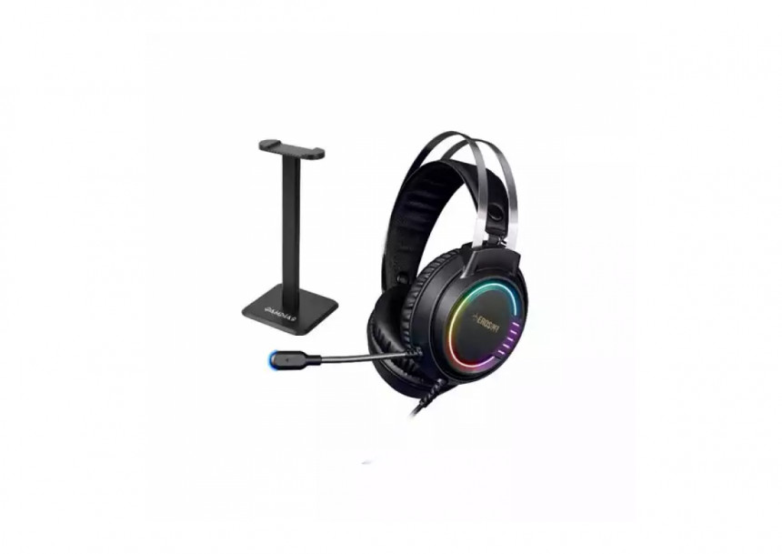 Slušalice sa mikrofonom + postolje Gamdias Eros M3 Elite RGB/USB