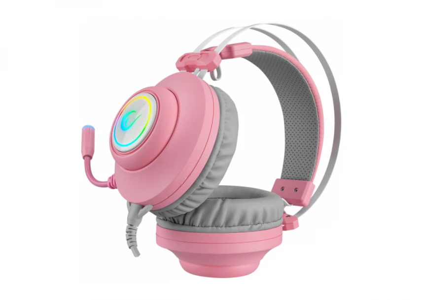 Slušalice sa mikrofonom Rampage RM-K1 PULSAR 7.1 USB + 3.5mm roze