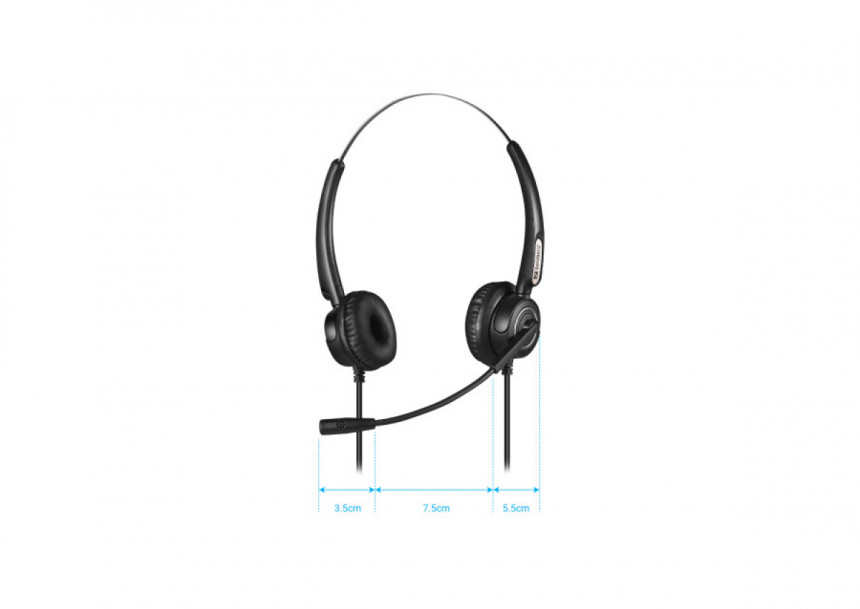 Slušalice sa mirkofonom Sandberg USB+RJ9/11 Pro Stereo 126-30