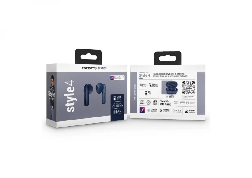 ENERGY SISTEM Style 4 Indigo True Wireless slušalice plave (M45558) 