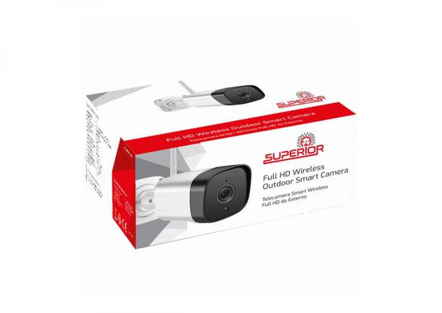 Superior Full HD bežična spoljna Smart kamera - IP kamera, 1080p, WiFi, micro SD