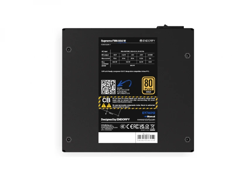 ENDORFY Supremo FM6 Gold 850W napajanje (EY7A012) 