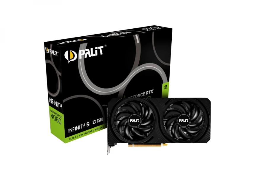 SVGA PCIE PALIT RTX4060 8GB/GDDR6/128bit Infinity ...
