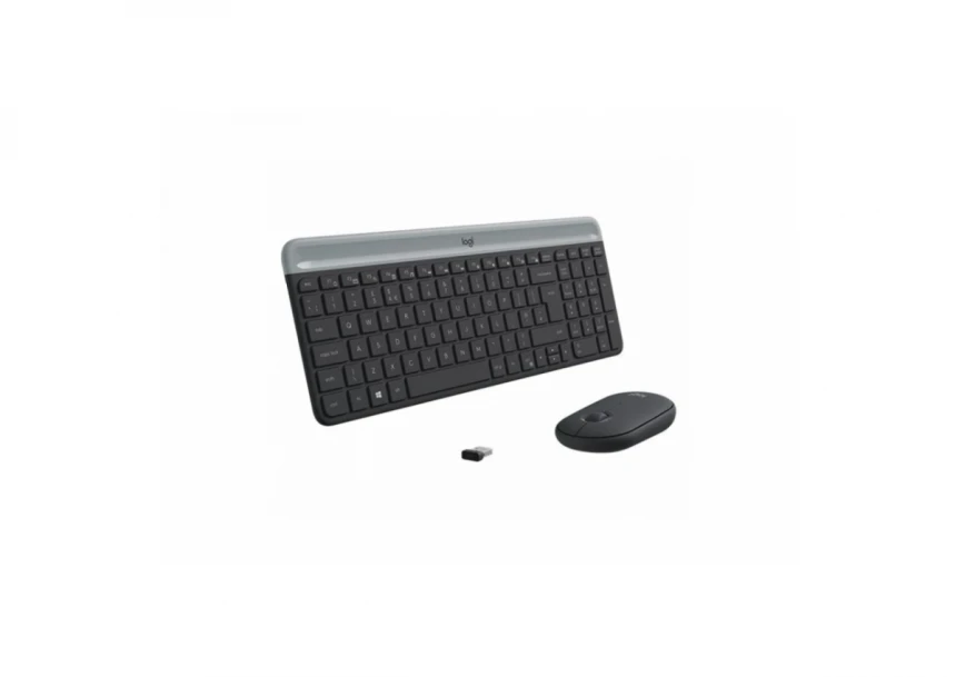TAST + MIŠ LOGITECH MK470 Slim Wireless Graphite US