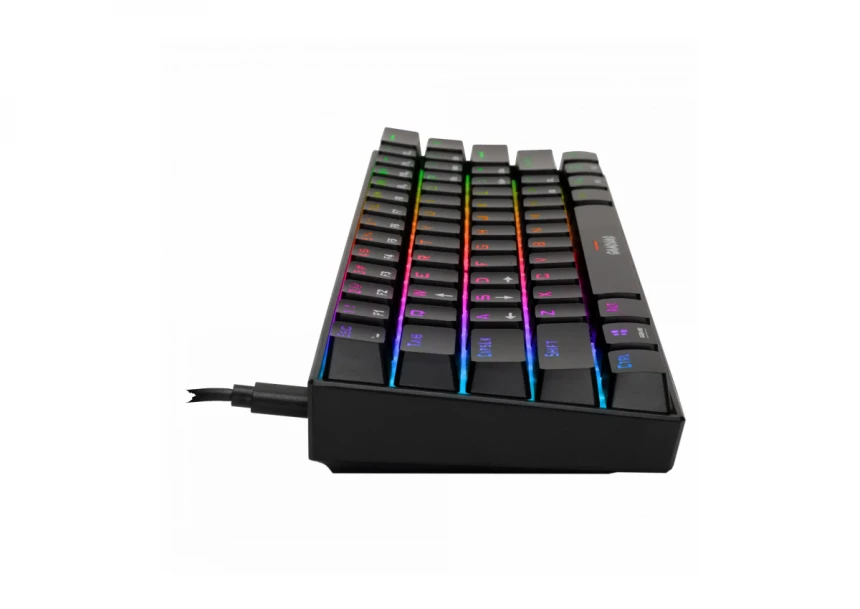 Tastatura Gamdias Hermes E3 RGB mehanička, crna,blue switch