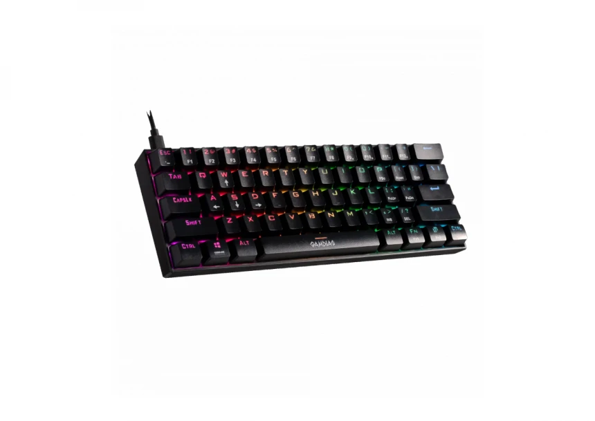 Tastatura Gamdias Hermes E3 RGB mehanička, crna,brown switch