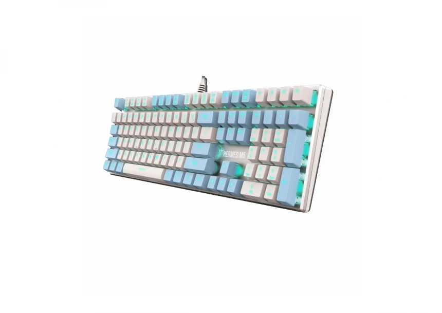 Tastatura Gamdias Hermes M5 mehanička , belo/plava