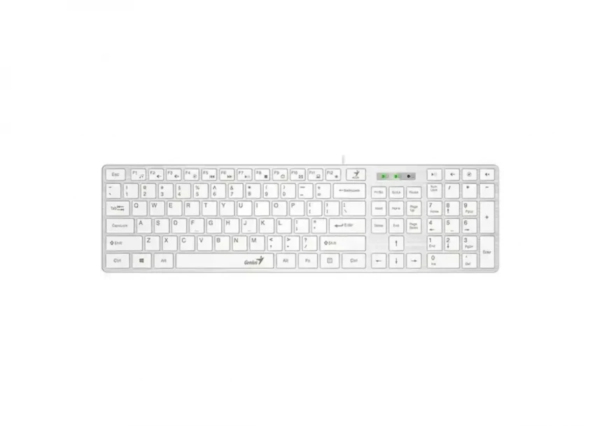 Tastatura Genius SlimStar 126 USB YU Bela