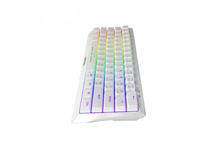Tastatura Marvo Hecate 61R KG962 mehanička, crveni svičevi, pozadinsko osvetljenje bela