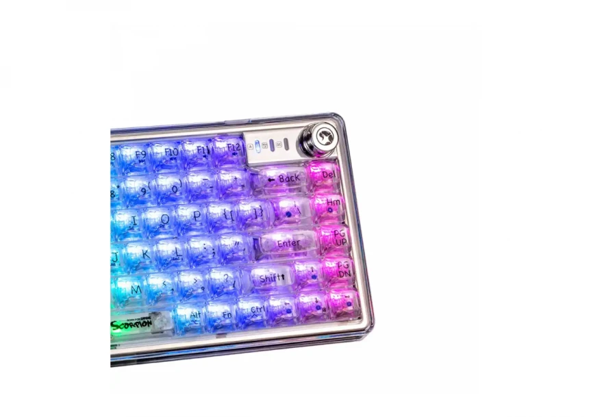 Tastatura Marvo KG979G mehanička TRANSPARENT RGB