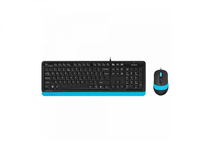 Tastatura + miš A4 Tech F1010 US Plava