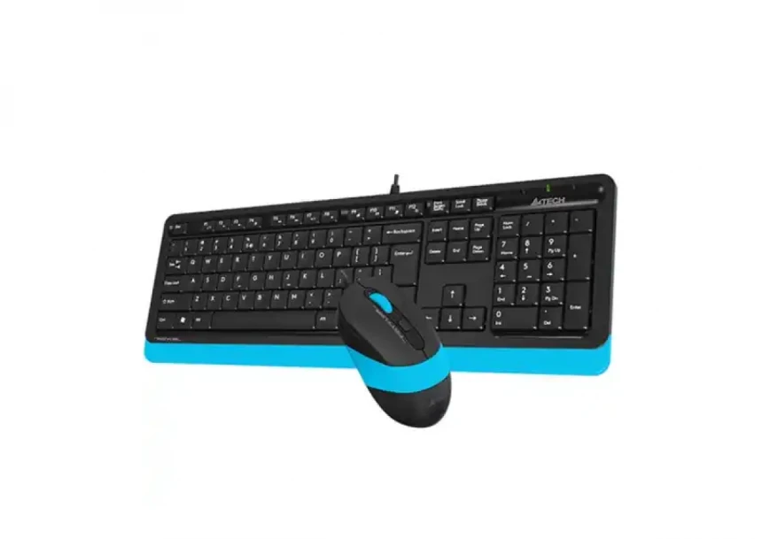Tastatura + miš A4 Tech F1010 US Plava