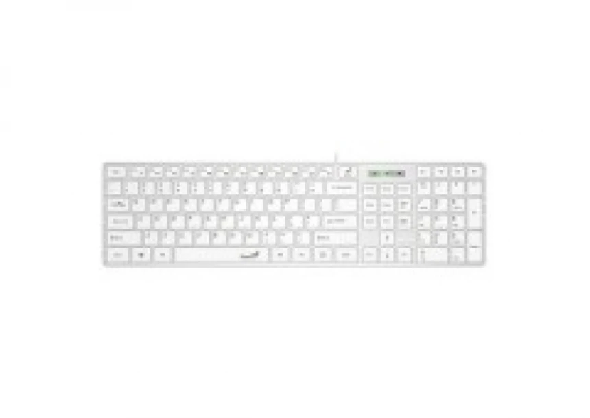 Tastatura USB Genius SlimStar 126 YU bela