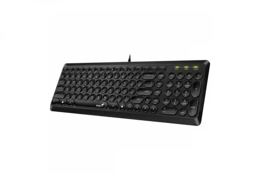 Tastatura USB Genius SlimStar Q200 YU, Black