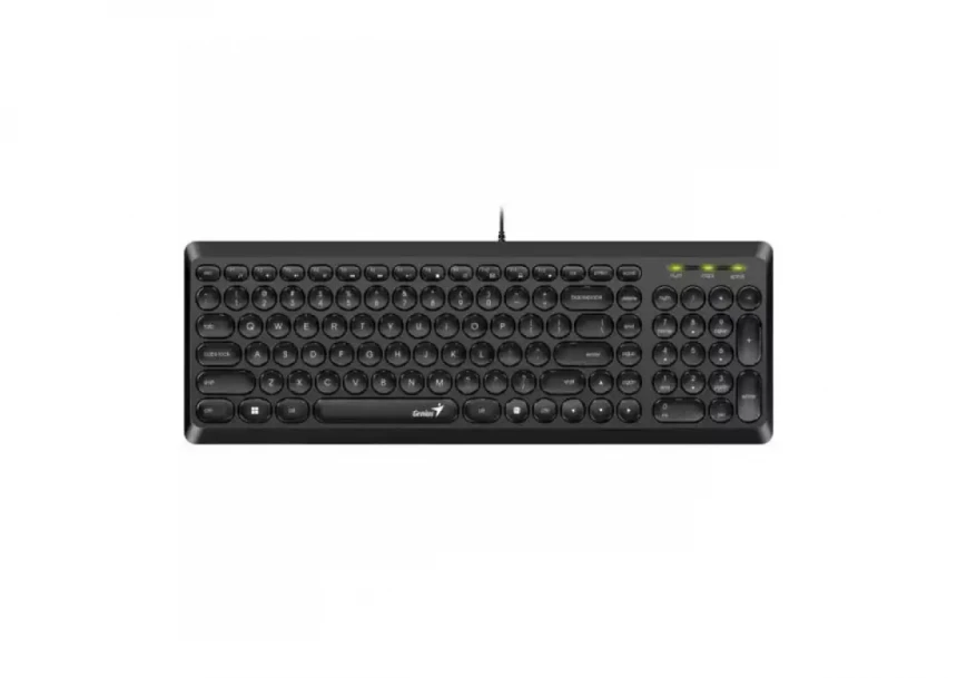 Tastatura USB Genius SlimStar Q200 YU, Black