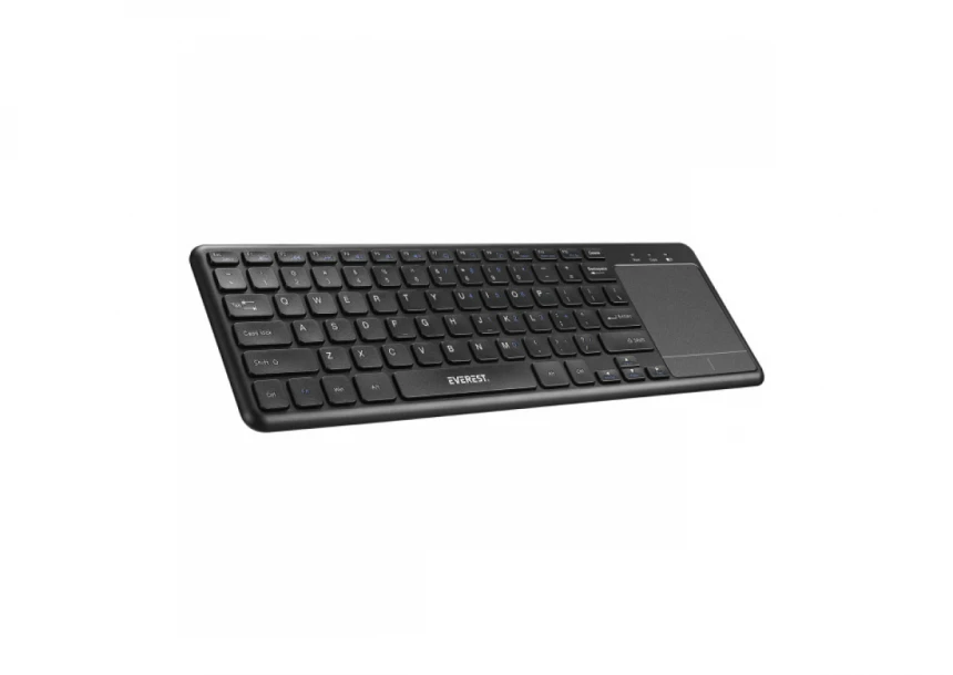 Tastatura WiFi Everest EKW-155 TouchPad US crna