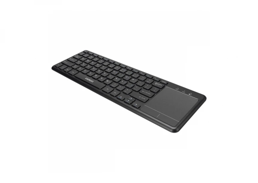 Tastatura WiFi Everest EKW-155 TouchPad US crna