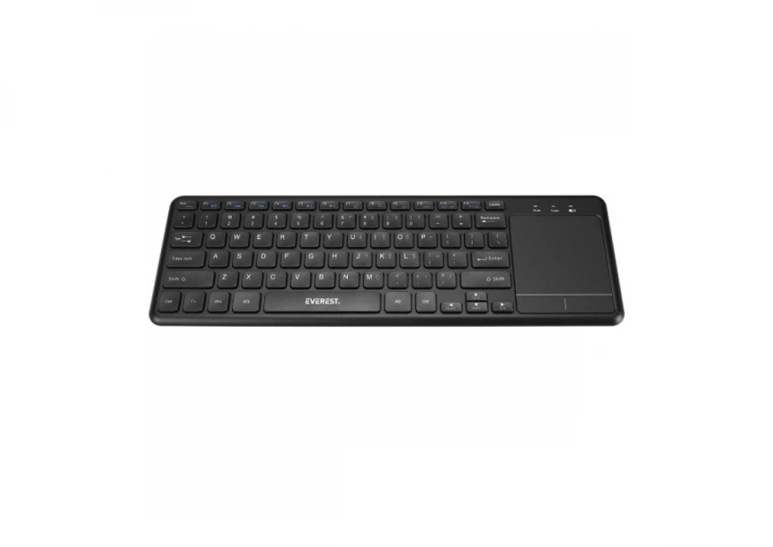 Tastatura WiFi Everest EKW-155 TouchPad US crna