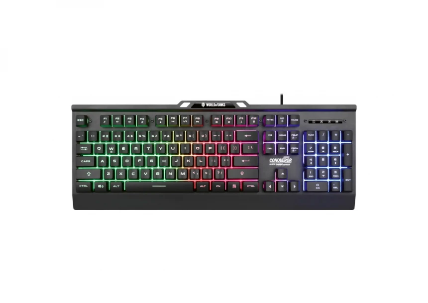 Tastatura YENKEE YKB WT200US CONQUEROR membranska, pozadinsko osvetljenje