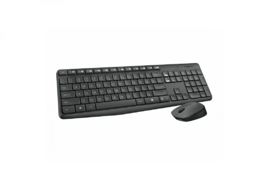 Tastatura+miš LOGITECH MK235 bežična/US/siva