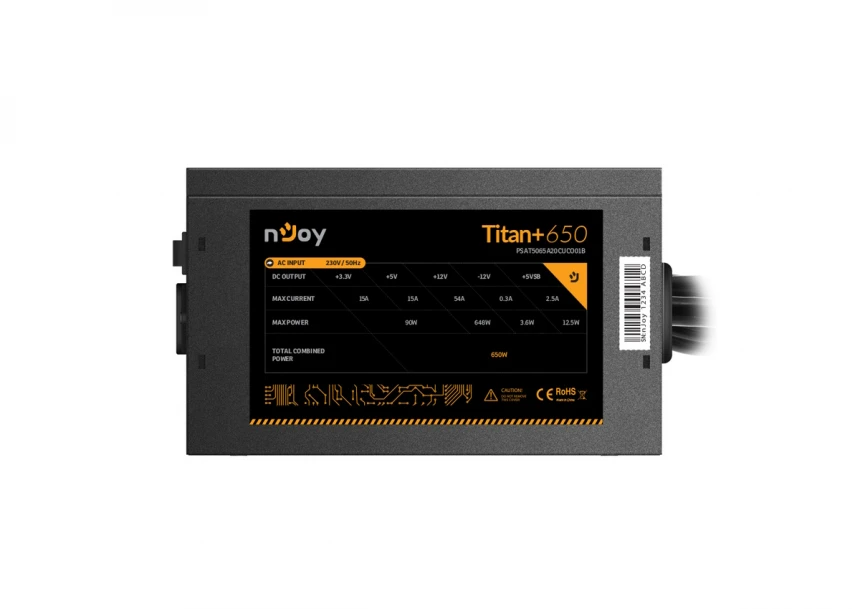 Titan+ 650 650W napajanje (PSAT5065A20CUCO01B) 