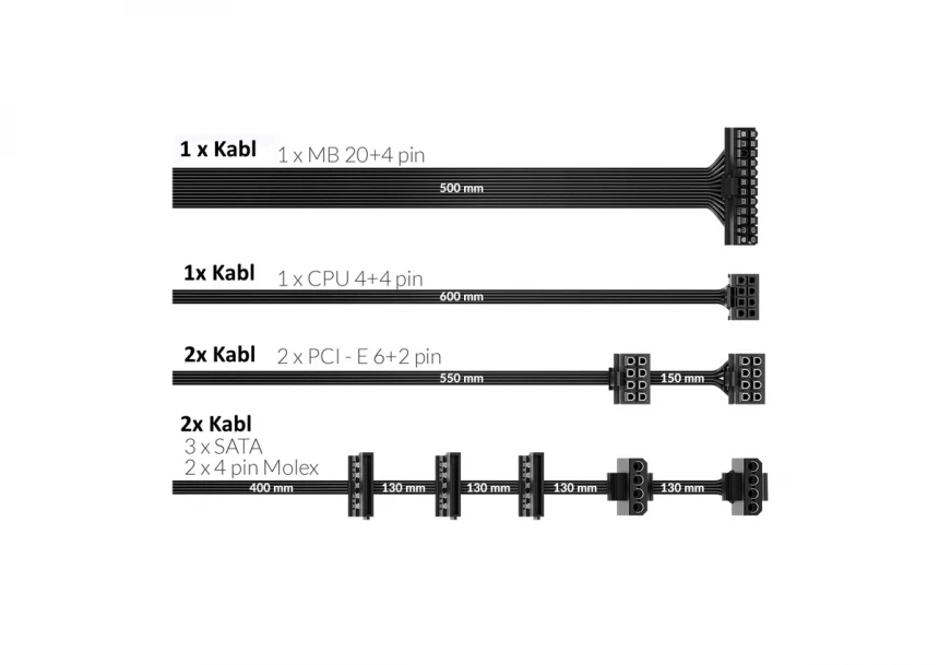 Titan+ 650 650W napajanje (PSAT5065A20CUCO01B) 