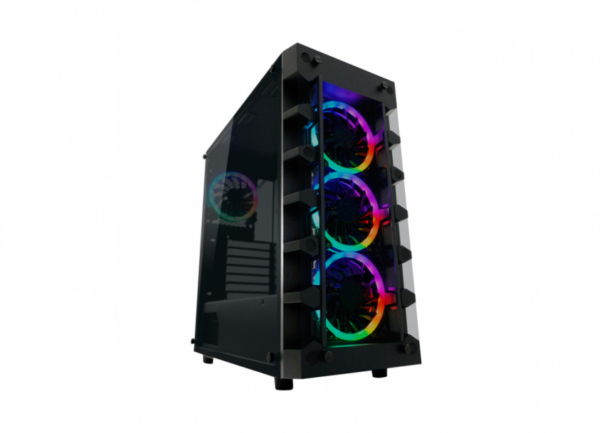 TOWER LC Power Gaming 709B-ON Solar_System_X HD Audio 2xUSB3.0 4xARGB  120mm case fans