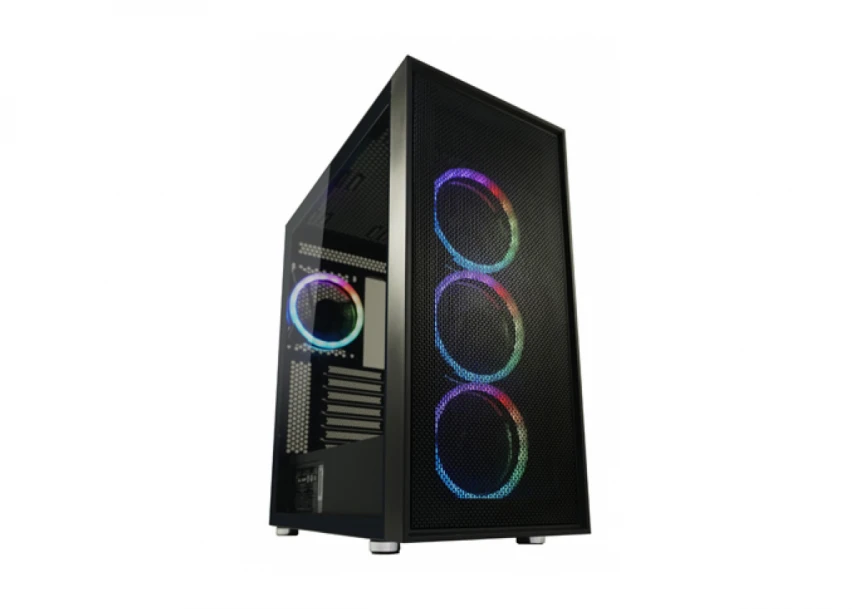 TOWER LC Power Gaming 802B-ON Black Wanderer_X 1xUSB3.0/2x USB2.0 1x USB-C 4xARGB fan 120mm