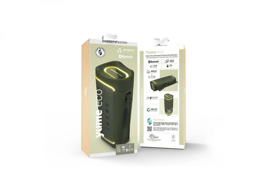 Yume ECO Green Bluetooth zvučnik zeleni 