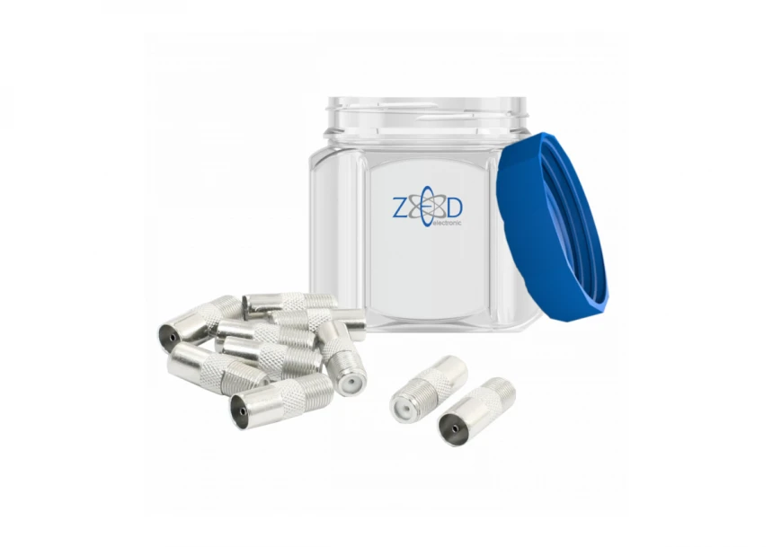 ZED electronic Konektor F-Ženski na RF-Ženski, pak. 50 kom. - FPZ/50