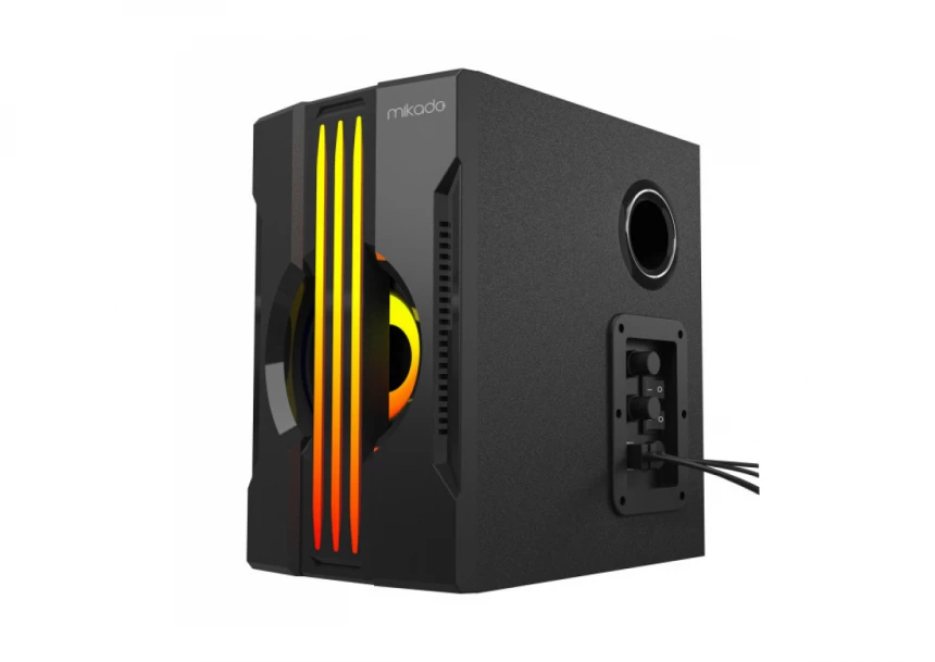 Zvučnici 2.1 Mikado MD-254 25W USB, SD,Bluetooth crni